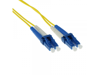 ACT 5 meter LSZH Singlemode 9/125 OS2 glasvezel patchkabel duplex met LC connectoren