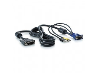 HPE 1x4 KVM Console 6ft USB Cable KVM cable Black 1.82 m