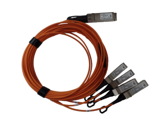 HPE Q9S66A InfiniBand en Glasvezelkabel 5 m QSFP+ 4x SFP+ Oranje
