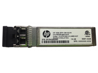 HPE 16Gb SFP+ Short Wave Transceiver 1 Pack netwerk transceiver module Vezel-optiek 16000 Mbit/s SFP+ 850 nm