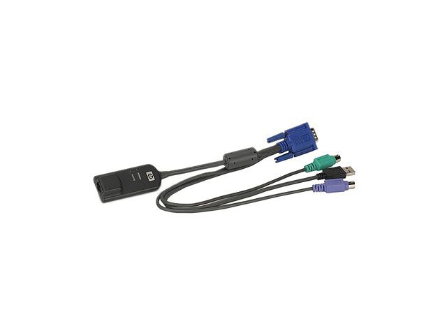 HPE AF604A KVM cable Black