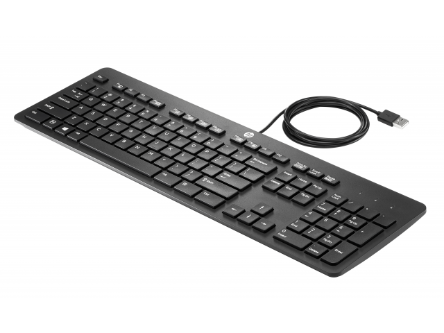 HP Business Slim Keyboard QWERTY US International (Zwart)
