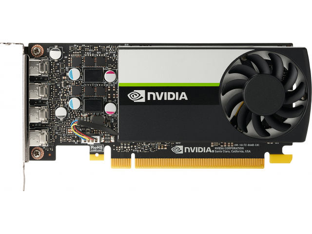 HP NVIDIA Quadro T1000 4GB 4mDP Graphics