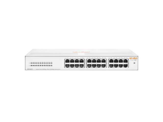 HPE Aruba Networking Aruba Instant On 1430 24G Unmanaged L2 Gigabit Ethernet (10/100/1000) 1U Wit
