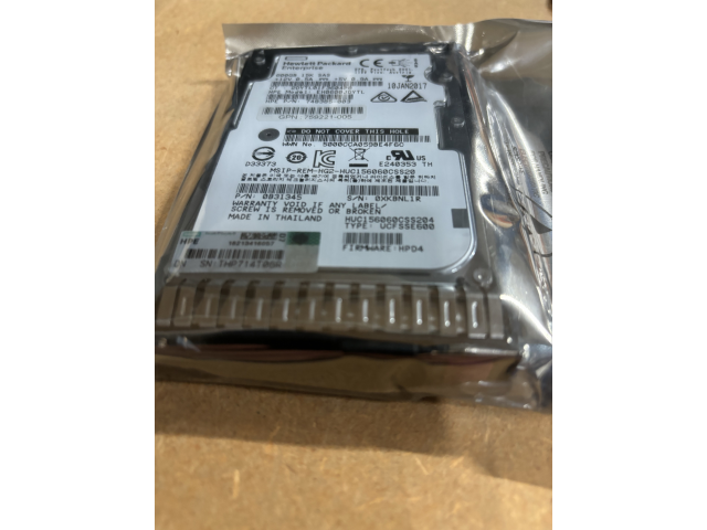 759212-B21NL-TRAY, HPE 600GB SAS 12G Enterprise 15K SFF 2.5in SC HDD - G8 G9 G10 - Drive 100% Healthstatus, No label Tray