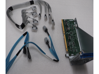 867807-B21 HPE DL38X Gen10 4-port 8 NVMe SlimSAS Riser Kit (Primary) met kabels