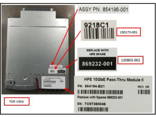 HPE 854194-B21 network switch module 10 Gigabit Ethernet