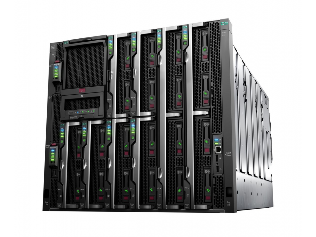 Synergy 12000 Frame met Synergy D3940 12Gb SAS 40SFF Drive Enclosure met 10x Synergy 480 Gen10 2xG-6130 (2.1GHz 16C) 64GB P416ie