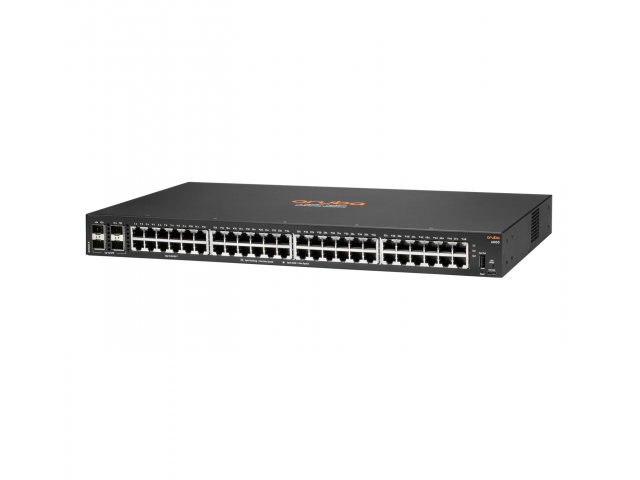 HPE Aruba Networking Aruba 6000 48G 4SFP Managed L3 Gigabit Ethernet (10/100/1000) 1U