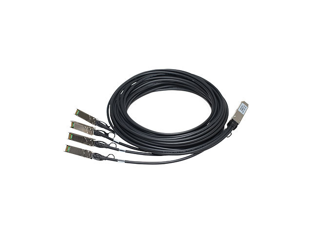 HPE X242 QSFP 4x10G SFP+ 3m DAC InfiniBand/fibre optic cable SFP+ Black
