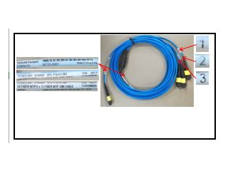 R1N88A HPE 24 FIBER MPO TO 3X12 FIBER MPO SINGLE-MODE 10M CABLE
