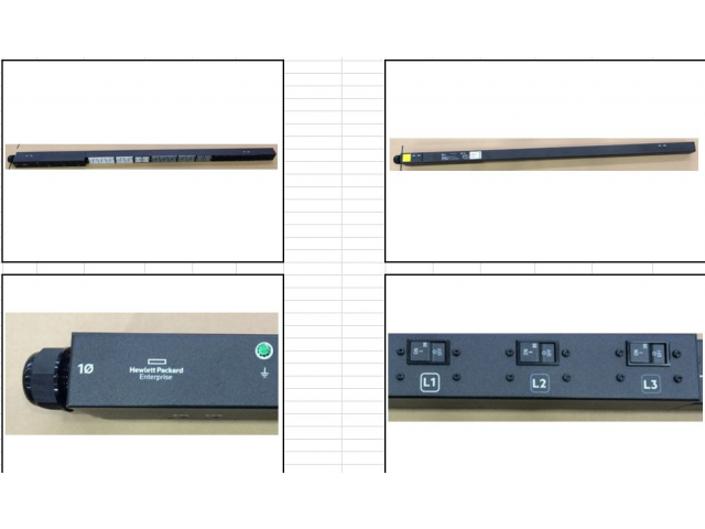 868604-001 HPE 9.2kVA power distribution unit -Has 50A terminal block, thirty C13 (F) power outlets, six C19 (F) power outlets, 