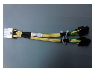 P16009-001 HPE Cable - AUX Power Graph 12V 2Hd PCI 8pin