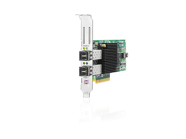AJ763ALP, HPE SW 82e 8GB PCI-e FC HBA Dual Port met alleen Low-Profile bracket