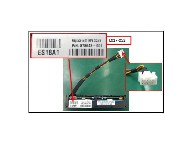 878643-001 HPE Smart Storage Battery with  145mm cable DL/ML/SL