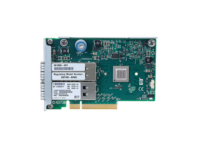 702212-B21 HPE INFINIBAND FDR 2-PORT 545FLR-QSFP ADAPTER