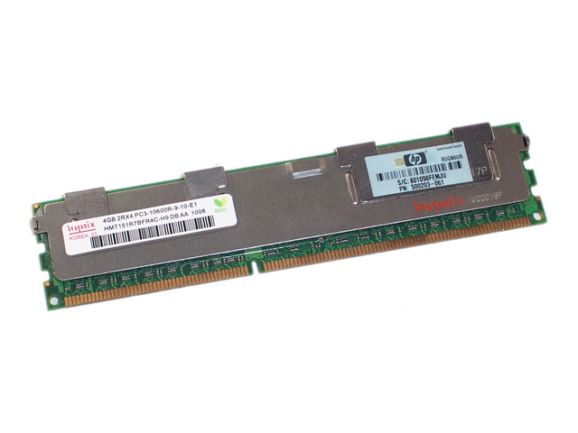HP 4GB PC3-10600R geheugenmodule 1 x 4 GB DDR3 1333 MHz ECC
