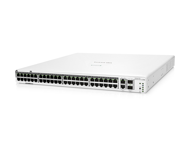 HPE Aruba Networking Aruba Instant On 1960 48G 40p Class4 8p Class6 PoE 2XGT 2SFP+ 600W Managed L2+ Gigabit Ethernet (10/100/100
