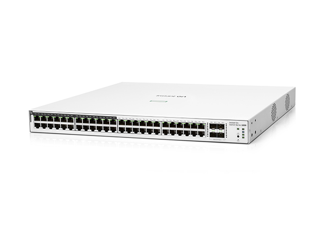 HPE Aruba Networking Aruba Instant On 1830 48G 24p Class4 PoE 4SFP 370W Managed L2 Gigabit Ethernet (10/100/1000) Power over Eth