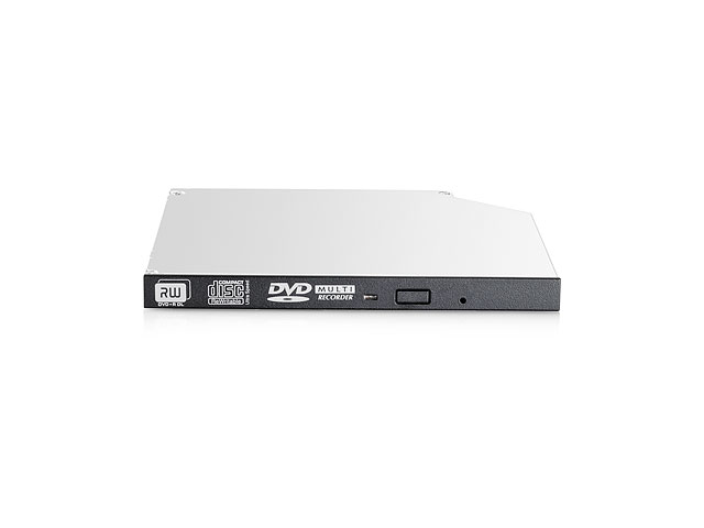 HPE 9.5mm SATA DVD-RW JackBlack Gen9 Optical Drive optisch schijfstation Intern DVD Super Multi DL Zwart, Grijs