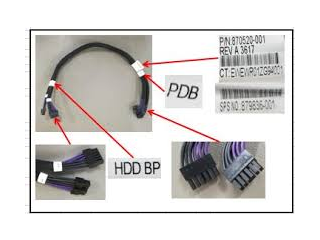 879836-001 HPE Power cable PDB Hard drive to backplane - For use with r2200