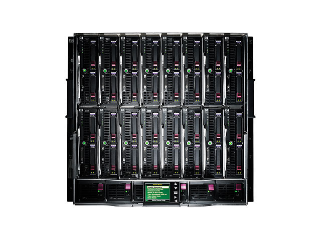 HPE BladeSystem c7000 8 Full Height Blades/16 Half-Height Blades; Mixed configurations supported