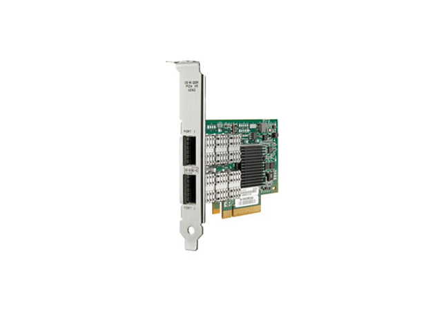 HP QLogic InfiniBand 4X QDR PCI-E G2 Dual Port HCA bedrade router