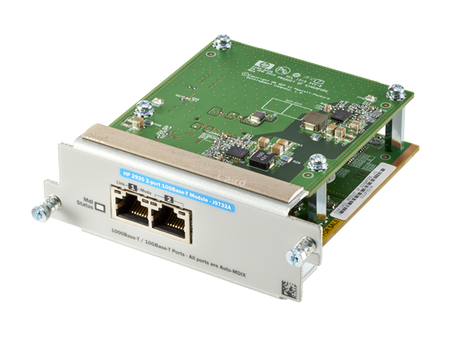 HPE 2920 2-port 10GBASE-T network switch module 10 Gigabit Ethernet, Fast Ethernet, Gigabit Ethernet
