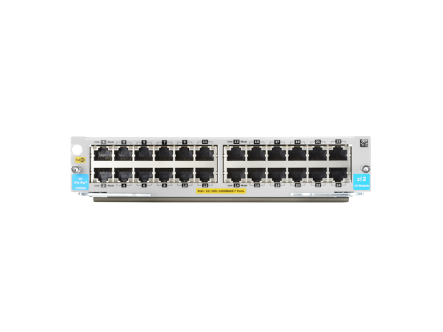 HPE 24-port 10/100/1000BASE-T PoE+ MACsec v3 zl2 Module network switch module Gigabit Ethernet