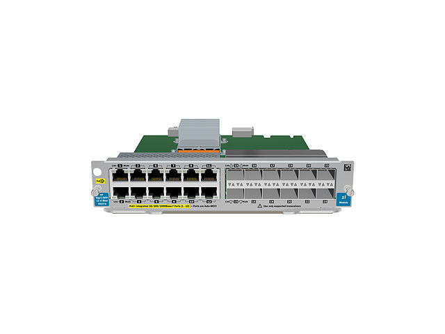 HP HPE 12-port Gig-T PoE+/12-port SFP v2 zl Module