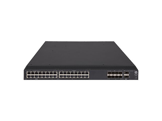 HPE FlexFabric 5700-32XGT-8XG-2QSFP+ Managed L3 10G Ethernet (100/1000/10000) 1U Zwart