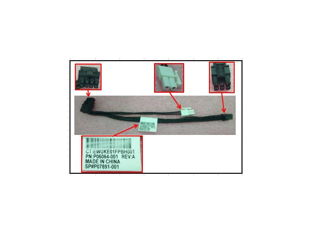 P07891-001, HPE Cable Kit, DL20 G10 Plus