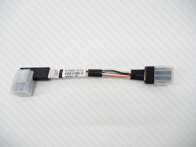 608868-001 Cable - Mini-SAS to Mini-SAS, FireWire (FW), right, internal
