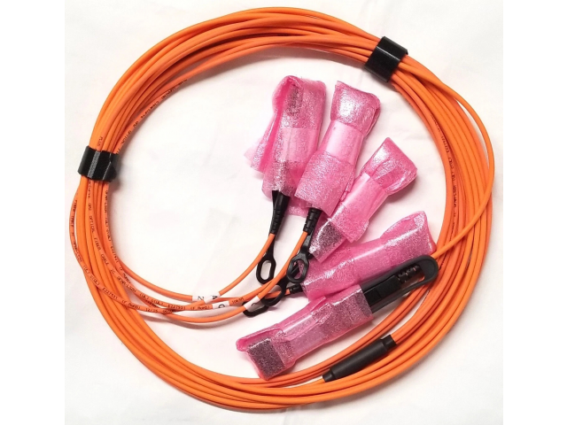 R1N77A HPE 40Gb QSFP+ to 4x10Gb SFP+ 5m Active Optical Cable AOC
