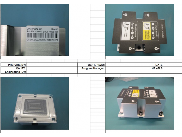 HPE SPS-H/S STD Heatsink ML350 Gen10