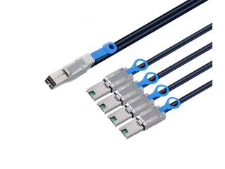 HPE StoreEver Mini-SAS High Density to 4-lane Mini-SAS External Fanout 4m Cable