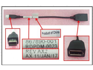 868390-001 HPE SPS-m710x to EL1000 CBL Kit