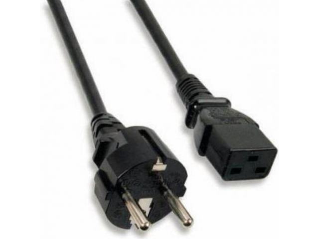 C19-Shuko 230V Power Cable 3m