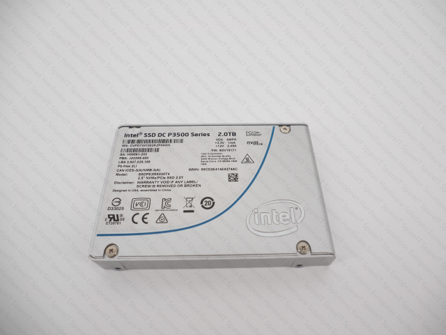 P0002793-001 HPE 2TB Non-Volatile Memory Express (NVMe) SATA Solid State Drive (SSD) - 2.5-inch small form factor, mixed use