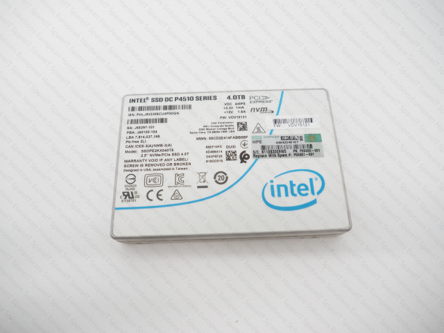 HPE SSD 4TB SFF NVMe RI