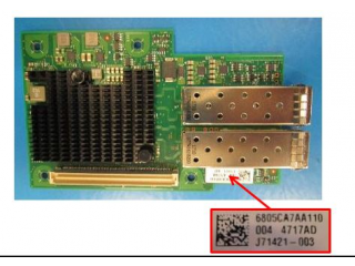 HPE PCA  CL 25G 2P XXV710 OCP Card
