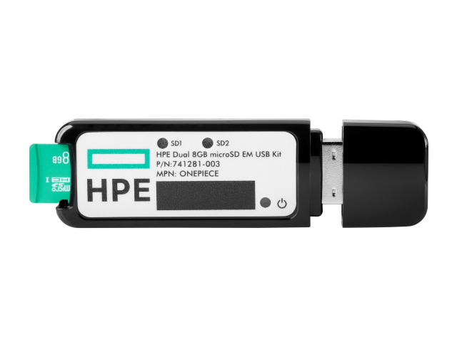 HPE 32GB microSD RAID 1 USB Boot Drive UHS-I