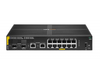 HPE Aruba Networking CX 6100 12G Class4 PoE 2G/2SFP+ 139W Switch Managed L3 Gigabit Ethernet (10/100/1000) Power over Ethernet (