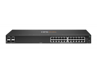 HPE Aruba Networking CX 6000 24G 4SFP Switch Managed L3 Gigabit Ethernet (10/100/1000) 1U