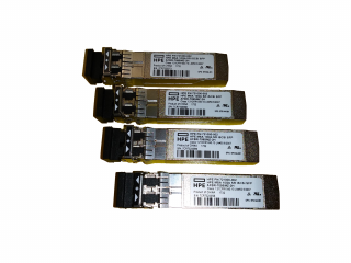 HPE MSA 10Gb Short Range iSCSI SFP+ 4-pack Transceiver netwerk transceiver module Vezel-optiek 10000 Mbit/s SFP+ 850 nm