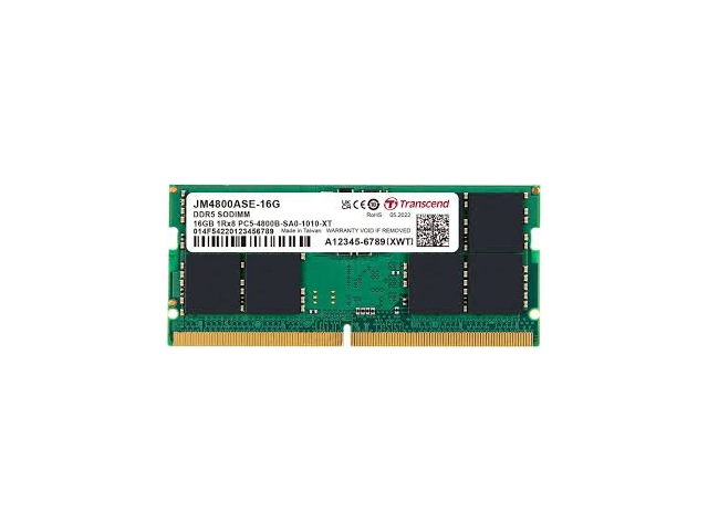 TRanscend 16GB DDR5-4800 PC5-38400 262P SODIMM