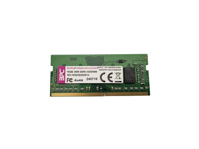 BPC 16GB DDR4-2666 260P SODIMM
