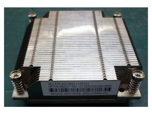 HPE 676952-001 Proliant DL360e Gen8 Heatsink