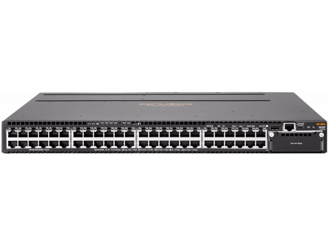 JL072-61001 HPE Aruba 3810M 48G 1-slot Switch - NO PSUs