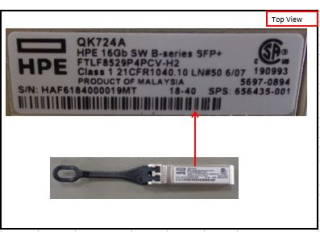 HPE QK724A netwerk transceiver module SFP+